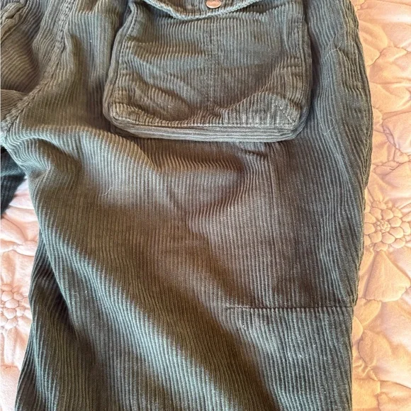 Free People London Calling Slouchy Cord Cargo Pants - Picture 5 of 9